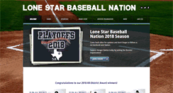 Desktop Screenshot of lonestarbaseballnation.com